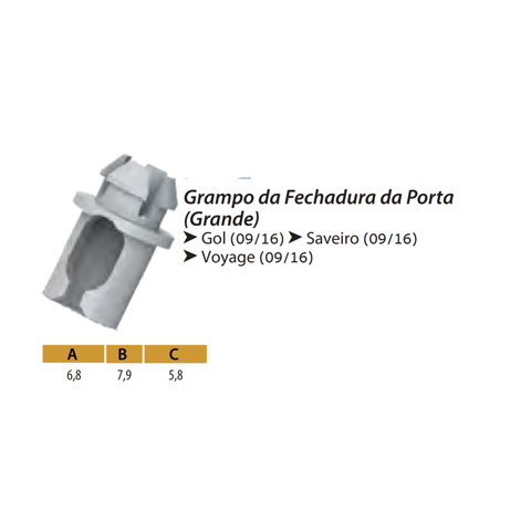 BUCHA FECHAD. GRANDE GOL/SAV/VOY G5